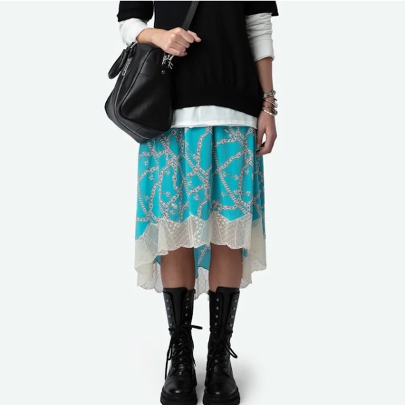 New: Zadig & Voltaire Joslin Skirt with Pockets. Size Small IT - Picture 9 of 13